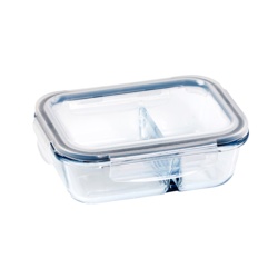 Wiltshire Rectangular Glass Food Container - 600ml capacity - STX-102883 