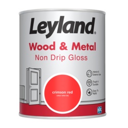 Leyland Wood & Metal Non Drip Gloss 750ml - Crimson Red - STX-102929 