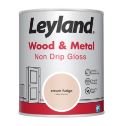 Leyland Wood & Metal Non Drip Gloss 750ml - Cream Fudge - STX-102935 