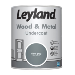 Leyland Wood & Metal Undercoat 750ml - Dark Grey - STX-102957 
