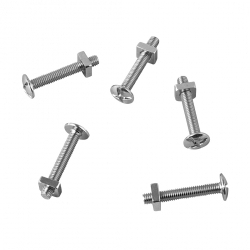 SupaFix Roof Bolt - M6 x 40mm - Zinc Plated - STX-103321 