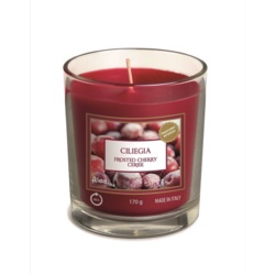 Aladino Medium Candle Jar - Frosted Cherries - STX-103971 