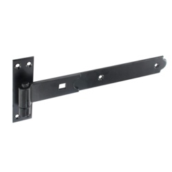 Securit Bands & Hooks - Flat Black - 350mm (14") - Pack of 2 - STX-104568 
