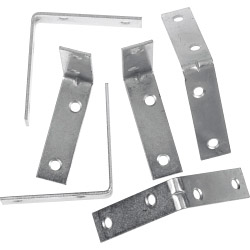 SupaFix Steel Corner Bracket - Zinc Plated - 75mm - Pack 10 - STX-104828 