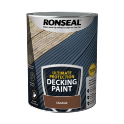 Ronseal Ultimate Protection Decking Paint 5L - Chestnut - STX-104902 