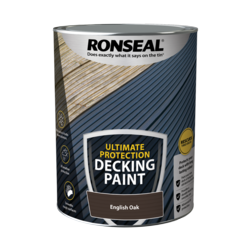 Ronseal Ultimate Protection Decking Paint 5L - English Oak - STX-104903 