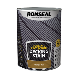 Ronseal Ultimate Protection Decking Stain 5L - Country Oak - STX-104910 