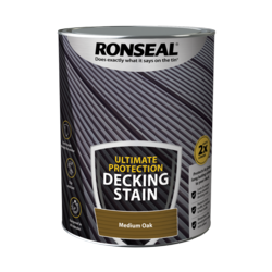 Ronseal Ultimate Protection Decking Stain 5L - Medium Oak - STX-104912 