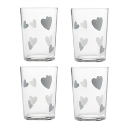 Ravenhead Tumblers Set 4 - Hearts 52cl - STX-105027 