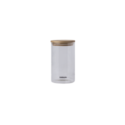 Sabichi Glass Jar With Wooden Lid - 1200ml - STX-105040 