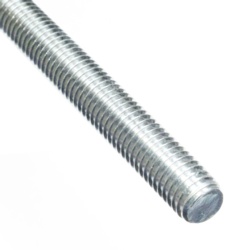 Smiths Ironmongery Zinc Plated Threaded Rod - M12 x 300mm Pack 4 - STX-105113 