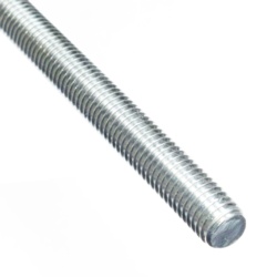 Smiths Ironmongery Zinc Plated Threaded Rod - M10 x 1m - STX-105117 