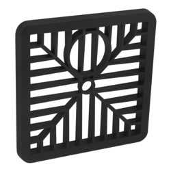 Securit Gulley Grid Square 150mm/6" - Pack 2 - STX-105474 