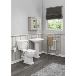 Cassellie Cromford Traditional Basin - 2 Tap Hole - STX-105805 