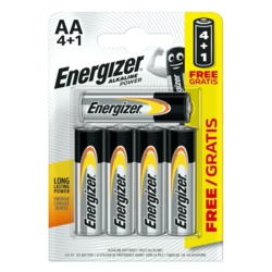 Energizer Alkaline Power Batteries - AA Pack 5 - STX-105823 