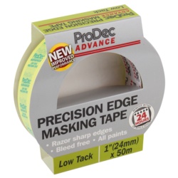 ProDec Advance Precision Edge Masking Tape - 24mm x 50m Low Tack - STX-105894 