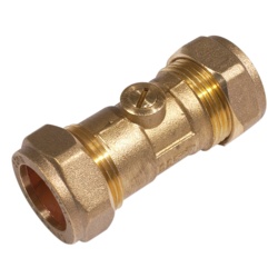 Securplumb L/P CXC Brass Isolating Valve - 15mm - STX-106225 