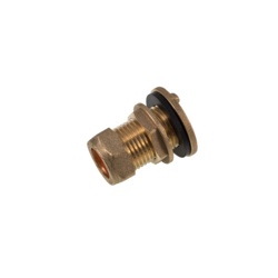 Securplumb WRAS Flanged Tank Connector - 15mm - STX-106248 