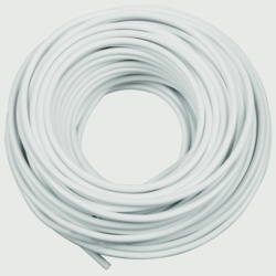 SupaFix Sprung Curtain Wire - 100cm - White Plastic Coated - STX-106868 
