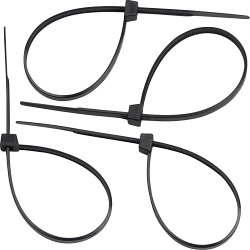 SupaLec Cable Ties - 5mm x 200mm - Black - STX-108124 
