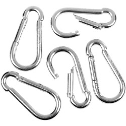 SupaFix Snap Hooks - M6 1/4" - Bright Zinc Plated - STX-108856 