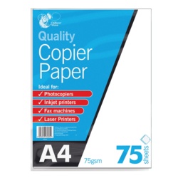 Chiltern Wove A4 Copier Paper - 75gsm 75 Sheets - STX-109620 