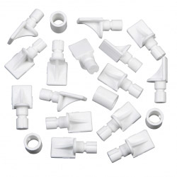 SupaFix Shelf Support Plug Type - White - STX-110460 