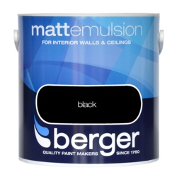 Berger Matt Emulsion 2.5L - Black - STX-125236 