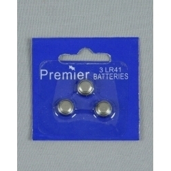Premier Button Cell Batteries - SR41 (3 Pack) - STX-128159 