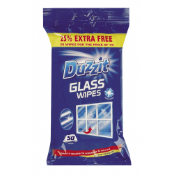 Duzzit Glass Wipes - 50 Pack - STX-131570 