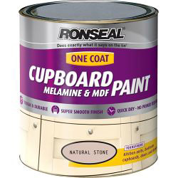 Ronseal One Coat Cupboard Melamine & MDF Paint 750ml - Ivory - STX-138831 