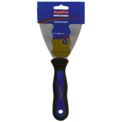 SupaDec Professional Soft Grip Paint Scrapers - 4"/100mm - STX-145701 