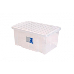 TML Storage Box & Black Lid - 7L Clear - STX-147084 