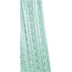 Croydex PVC Shower Curtain - Silver Mosaic - STX-150330 