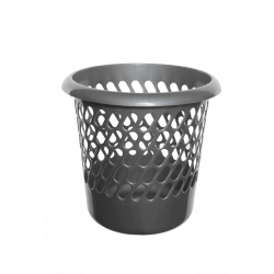 Whitefurze Waste Paper Basket Met - Black - STX-150454 