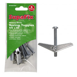 SupaFix Heavy Duty Spring Toggles - M5 x 50 - STX-155024 