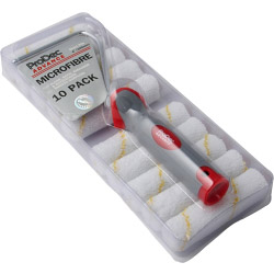 ProDec Short Pile Microfibre Roller & Frame (10 Pack) - 4" /100mm - STX-164637 