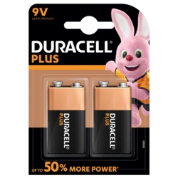 Duracell Plus Power Batteries Pack 2 - 9V - STX-166704 