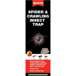 Rentokil Spider & Crawling Insect Trap - 3 Pack - STX-175217 