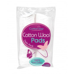 Cotton Tree Cotton Wool - 2 Pack x 120 Pads - STX-185363 