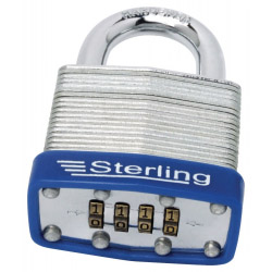 Sterling 4-Dial Mid Security Combination Lock Laminated Padlock - 46mm - STX-188631 