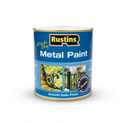 Rustins Metal Paint 250ml - Black - STX-192761 