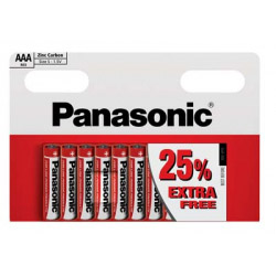 Panasonic Zinc AAA Batteries - Pack 10 - STX-194687 