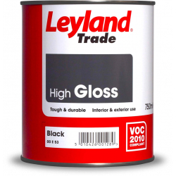 Leyland Trade Gloss - 2.5L Black - STX-196176 