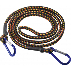 SupaTool Bungee Cord with Carabiner Hooks - 600mm x 8mm - STX-300205 