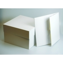 Culpitt Square White Cake Box - 10" - STX-300922 