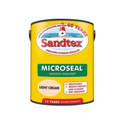 Sandtex Smooth Masonry 5L - Light Cream - STX-304163 
