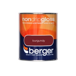 Berger Non Drip Gloss 750ml - Burgundy - STX-306024 