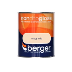 Berger Non Drip Gloss 750ml - Magnolia - STX-306027 