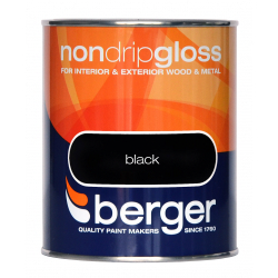 Berger Non Drip Gloss 750ml - Navy Blue - STX-306028 